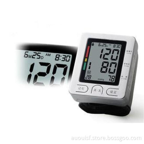 Medical Wrist Digital Blood Pressure Monitors with Oscillom